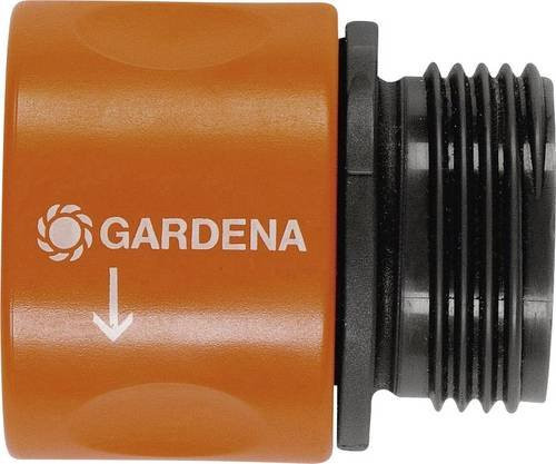 Gardena Übergangsschlauchstück aus Kunststoff in Orange, 3/4 Zoll - Bild 1