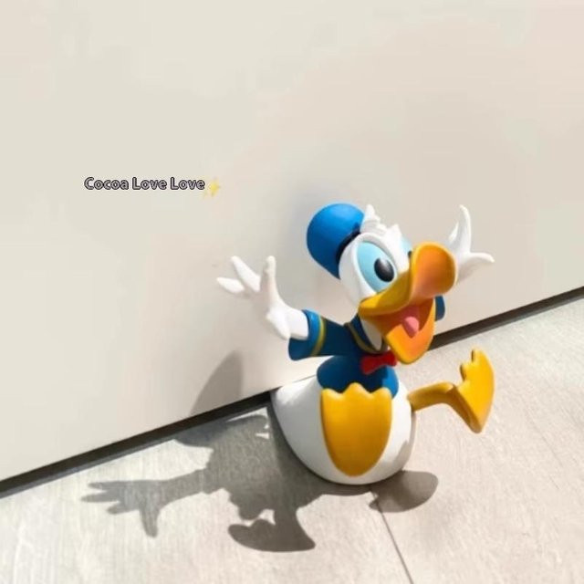 Disney Mickey und Donald Duck Türstopper aus Kunststoff in Multicolour für Home Office und Zuhause - Bild 1