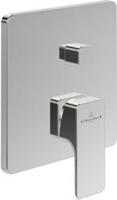 Villeroy & Boch Subway 3.0 Fertigmontageset UP-EHM-Wanne mit Umstellmöglichkeit, Wandmontage, Silber - Bild 1