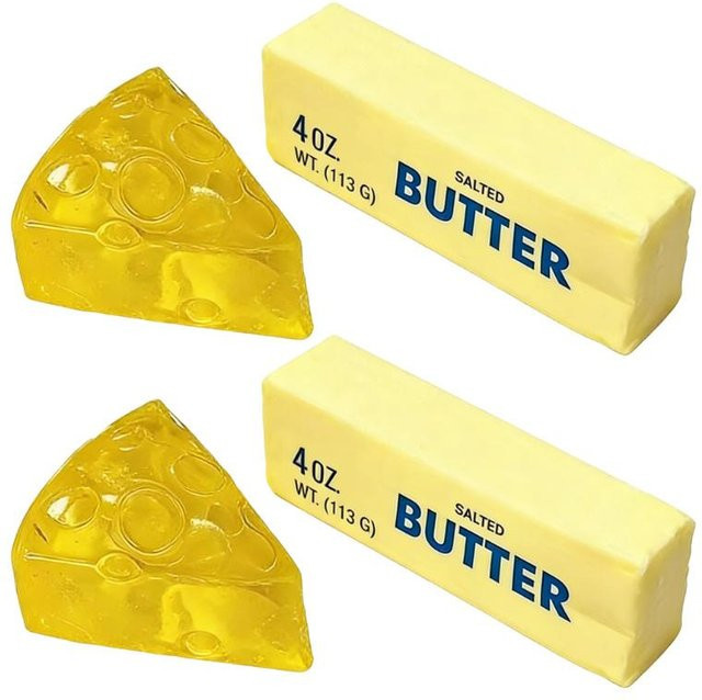 Squishy Honig Käse Fidget Spielzeug, Mochi Käse Quetschspielzeug - Bild 1
