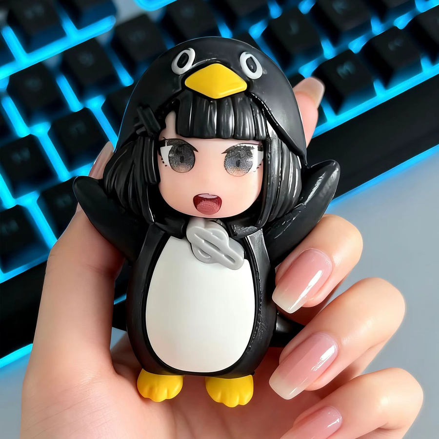 Bandai Arknights Pengmin Figur, Einzelfigur, Kunststoff - Bild 3