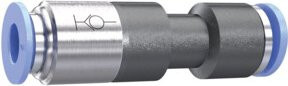 Riegler Gerade Steckverbindung Blaue Serie selbstabsperrend für Schlauch Durchmesser 10 mm in Blau - Bild 1