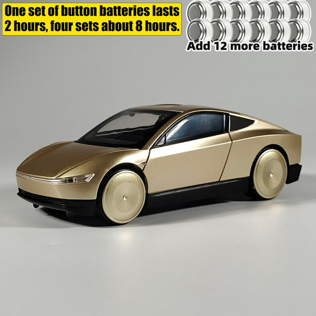 Linyi toy car Cybercab Robotaxi, Modellauto, 1:32, Metall, Sound und Licht, ab 18 Jahre - Bild 1