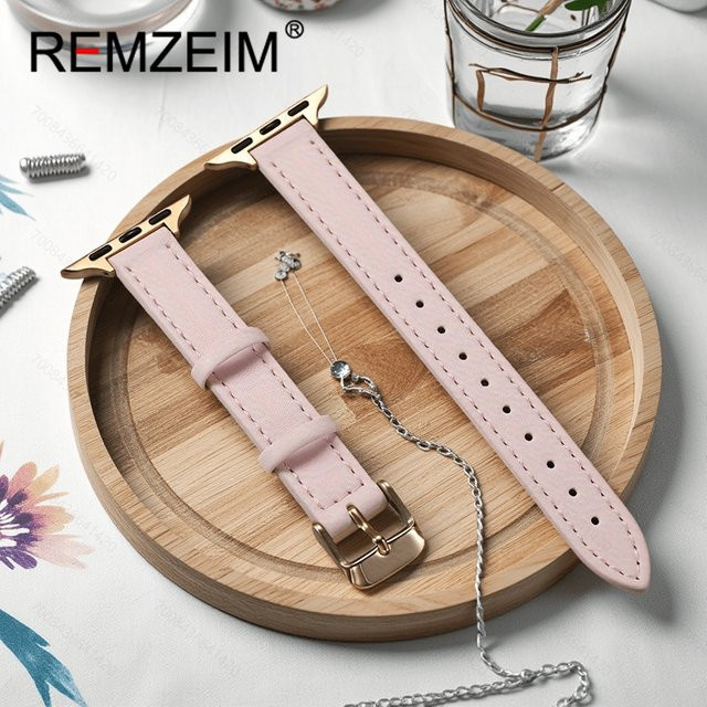 REMZEIM Uhrenarmband Leder, Damen - Bild 1