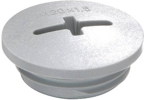Wiska Verschlussschraube EVSG M32 aus Polyamid in Silber-Grau (RAL 7001) - Bild 1