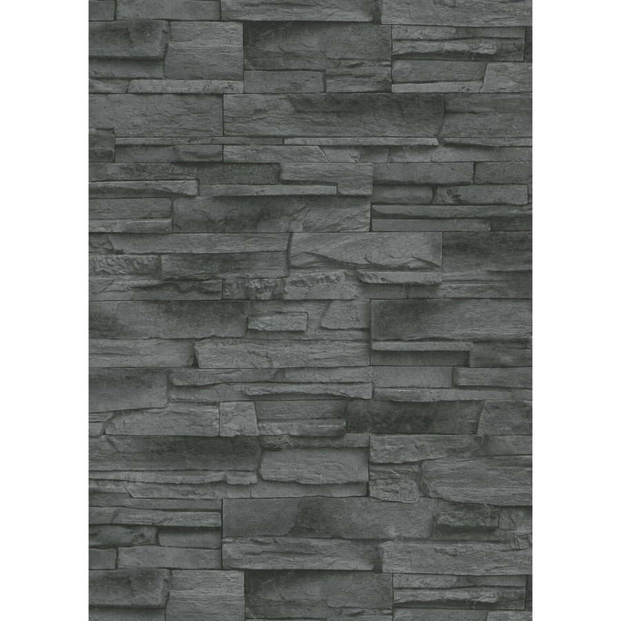 Erismann Vliestapete Stones in Dunkelgrau mit Naturmotiv - Bild 2