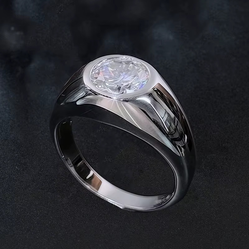 KAHOOT Ring 925 Silber, Moissanit, Unisex - Bild 2