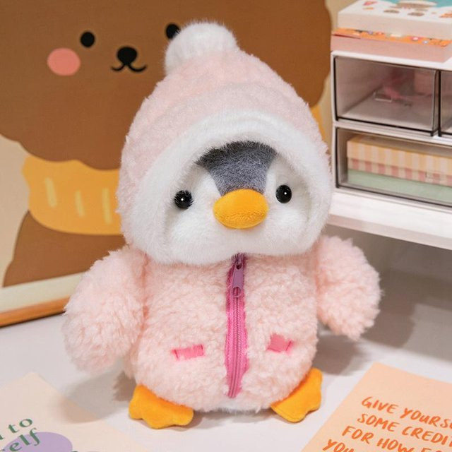 Kidsly Kawaii Pinguin Plüschtier, Stofftierkissen, 25cm - Bild 1