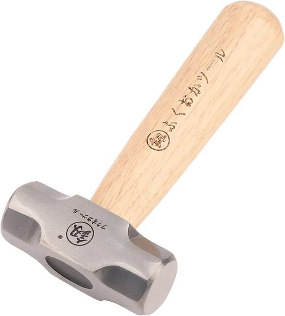 Skeyo Mini Hammer aus High Carbon Stahl mit Massivholzgriff in Silber - Bild 1