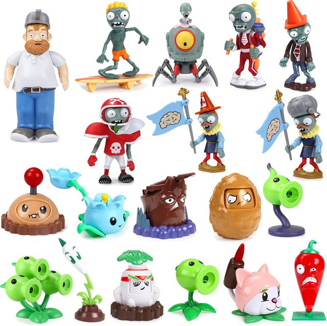 Rongdafeng Plants vs Zombies Erbsenschütze, Actionfigur, Gummi, ab 18 Jahren - Bild 1