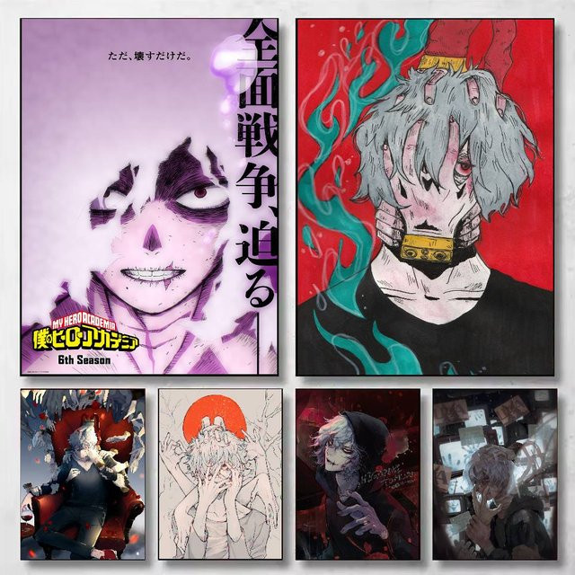 Selbstklebendes My Hero Academia Poster von Potdemiel als moderne Wandkunst in HD-Qualität - Bild 1