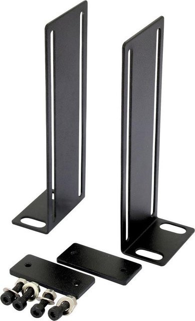 Omnitronic Rackwinkel für Verstärker hinten, 1HE, Schwarz - Bild 1