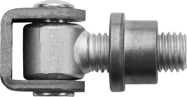 SO-TECH Torangel kurz verstellbar in Silber mit M18 x 83 mm und 180 Grad Öffnungswinkel sowie Einschweißmutter - Bild 1