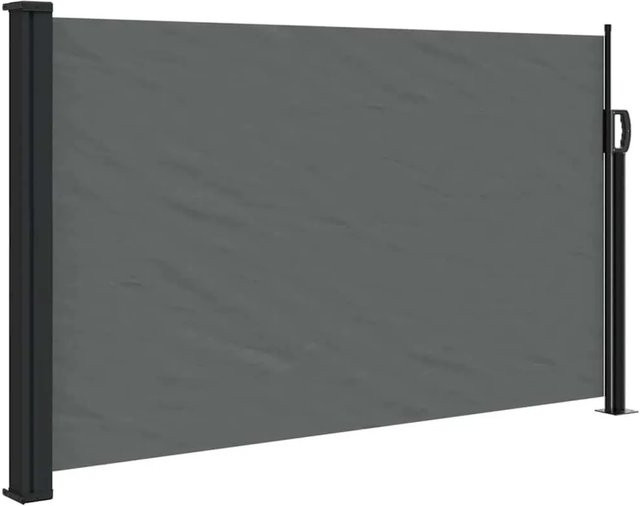 vidaXL Ausziehbare Seitenmarkise Anthrazit, Höhe: 120 cm, Breite: 600 cm - Bild 1
