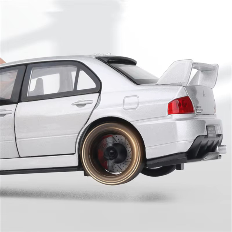 MAKEDA Mitsubishi Lancer Evolution EVO IX9, Sportwagen Modell, 1:32, Metall, mit Licht und Sound - Bild 4