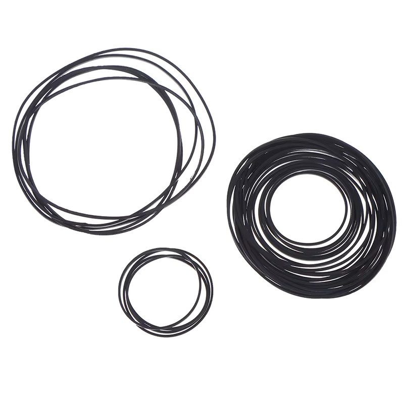 Ersatz-Gummiriemen Set für CD-ROM, DVD-Recorder und Plattenspieler in Schwarz, 1 x 1 mm - Bild 2