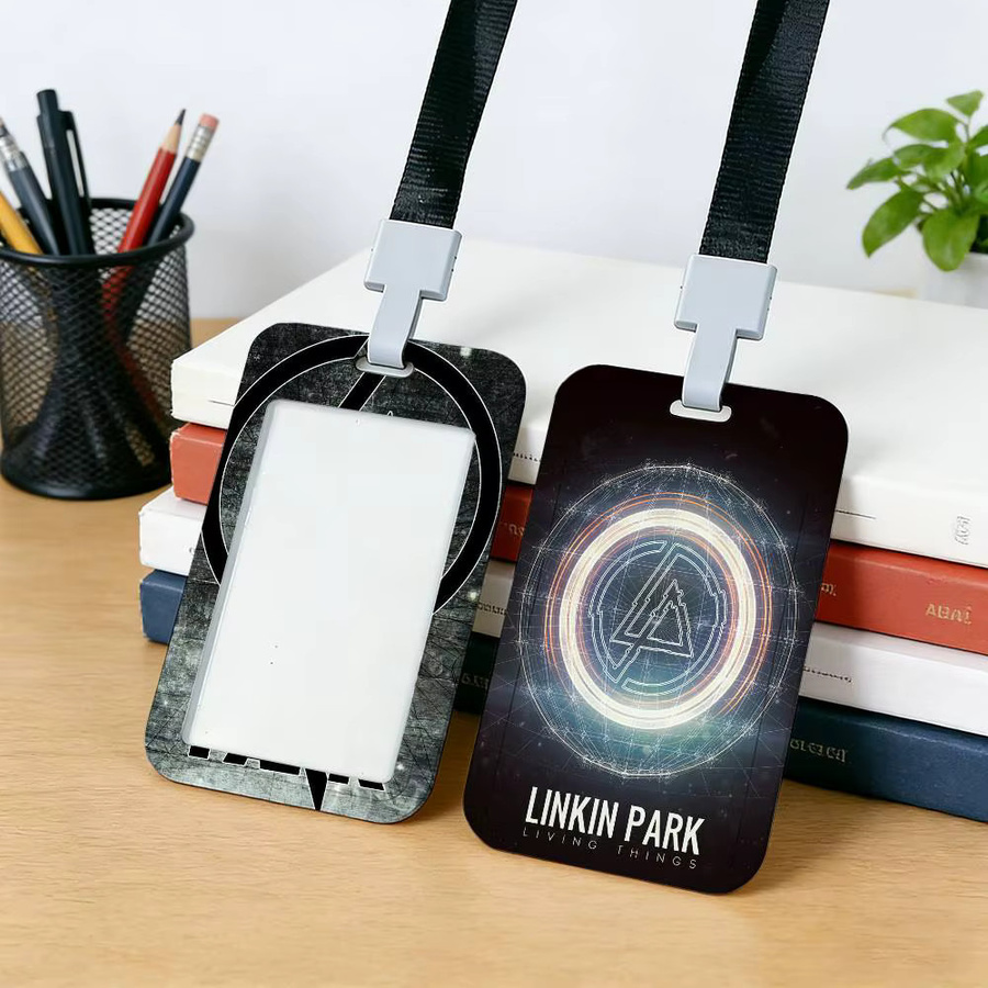 L-Linkin P-Park Kartenhalter und Lanyard für Mitarbeiterausweise und Namensschilder aus Kunststoff - Bild 2