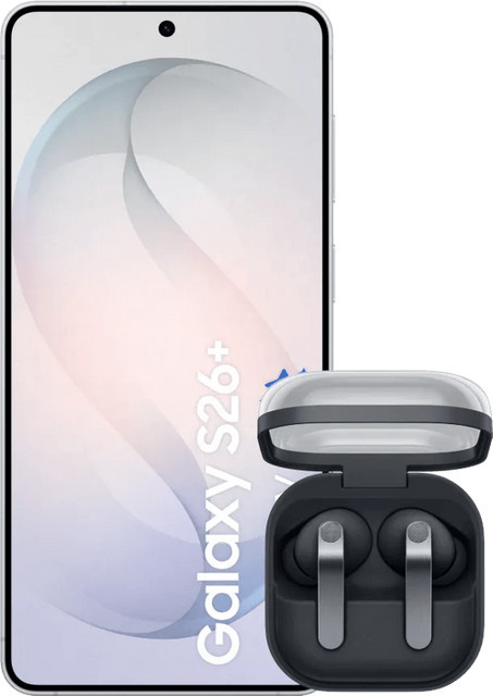 Samsung Galaxy S26 Plus 512GB Weiß 5G und Samsung Galaxy Buds4 Pro Schwarz - Bild 1