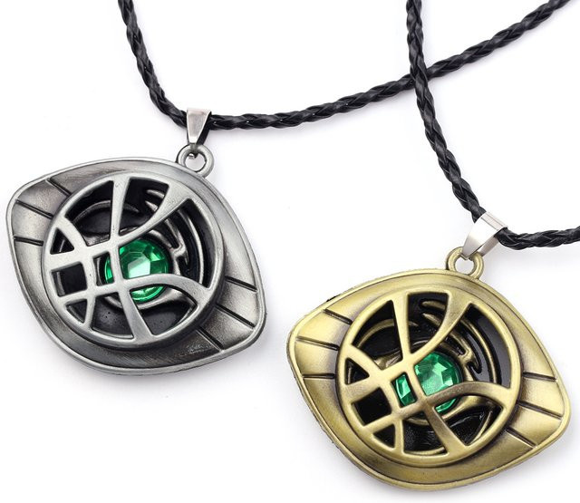 TAKARA TOMY Halskette, Auge des Agamotto Anhänger, Silber, Herren - Bild 1