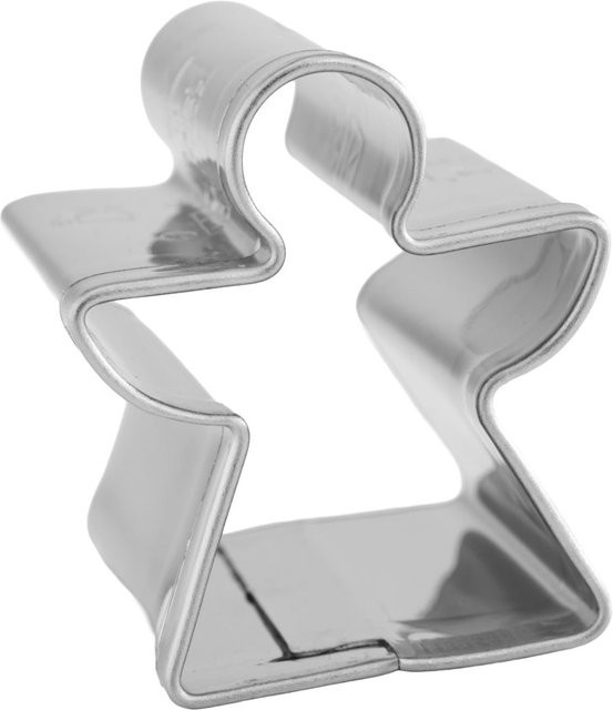 Birkmann Mini-Ausstechform Engel aus Edelstahl in Silber, Höhe: 2,7 cm, Breite: 2,5 cm - Bild 1