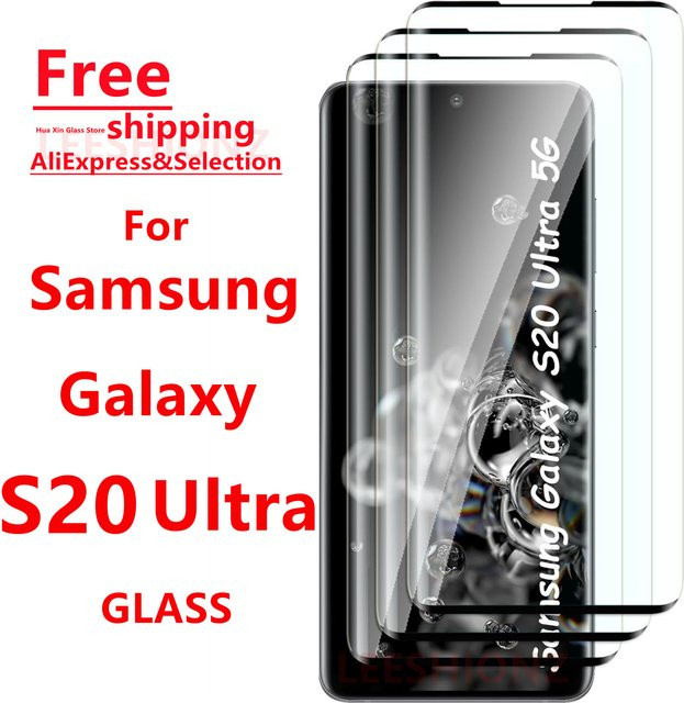 Samsung Galaxy S20 Ultra Displayschutzfolie aus gehärtetem Glas, transparent, 1 Stück oder 4 Stück - Bild 1