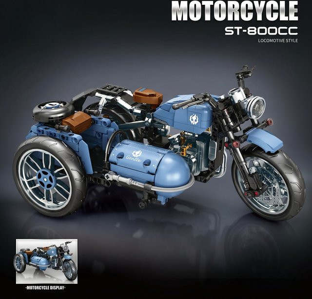 City Moto Racer ST-800CC Motorrad-Bausatz, 817 Teile, ab 14 Jahren - Bild 1
