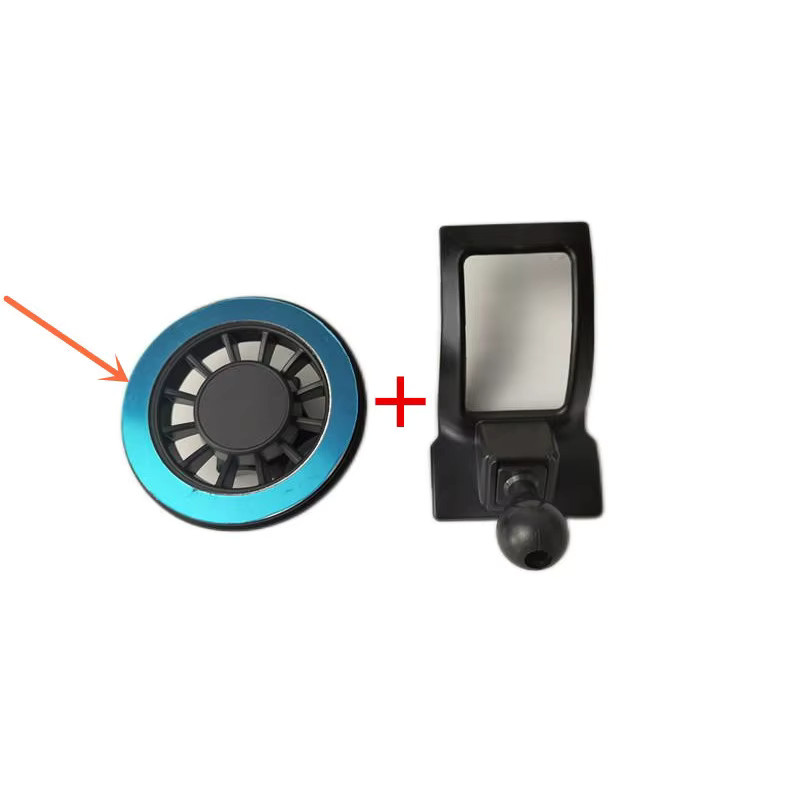 Magnetische Smartphone-Halterung aus ABS-Material für Toyota C-HR (2018-2023) in Schwarz - Bild 2