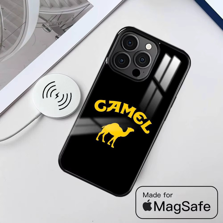 C-Camel MagSafe magnetische Telefonhülle für iPhone 11 bis 16 Pro Max Plus Mini in Schwarz - Bild 3