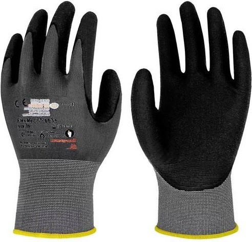 KCL FLEXMECH 663+ Montagehandschuh mit Touchscreen-Funktion, Nitril, Schwarz, EN 397 - Bild 1