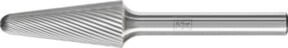PFERD Hartmetall Frässtift Rundkegel KEL Ø 12x30 mm Schaft-Ø 6 mm Z5 universal fein in Silber - Bild 1