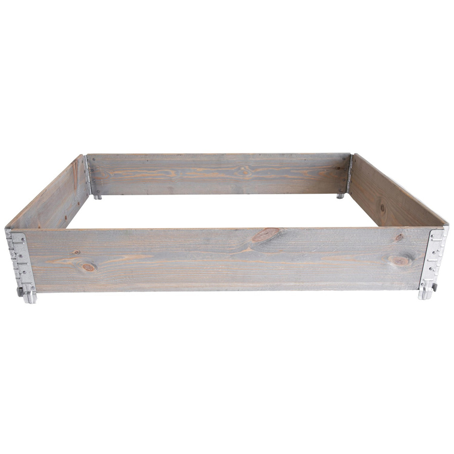 UPYARD Hochbeet INDUSTRIAL aus Nordischem Weichholz und verzinktem Stahl, Grau, B: 120 cm, T: 80 cm - Bild 2