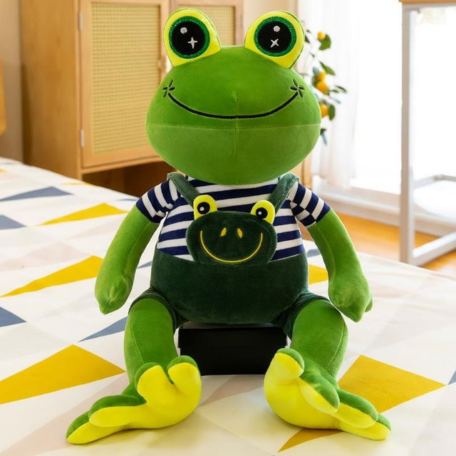 Yiran Health & Beauty Frosch-Plüschtier, Plüschfigur, 30cm, ab 14 Jahren - Bild 1