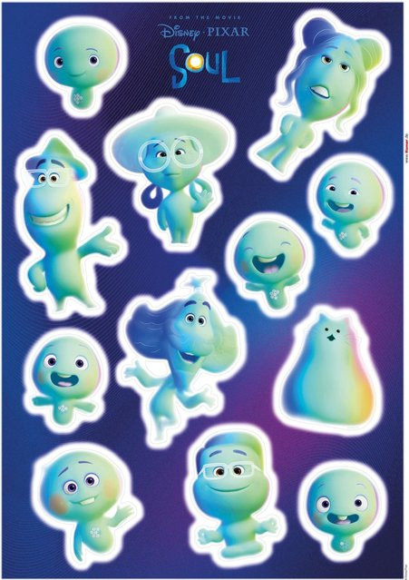 Komar Deko-Sticker Soul Soulmates Multicolor B: 50 cm, H: 70 cm - Bild 1