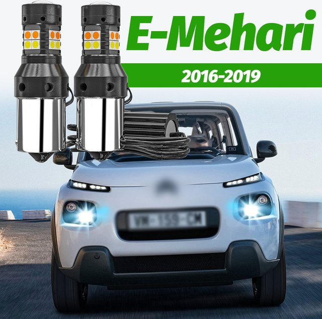 VENDY LED DRL Tagfahrlicht und Dual-Mode-Blinker Set für Citroen E-Mehari, 2 Stück - Bild 1