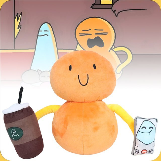 Molutian Land of Boggs Boe Plüschtier, orange, 22cm - Bild 1