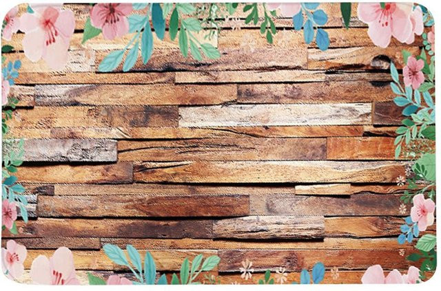 Rutschfeste und wasserabsorbierende Badematte von DIYelecs in Weiß, B/T: 60 x 40 cm - Bild 1