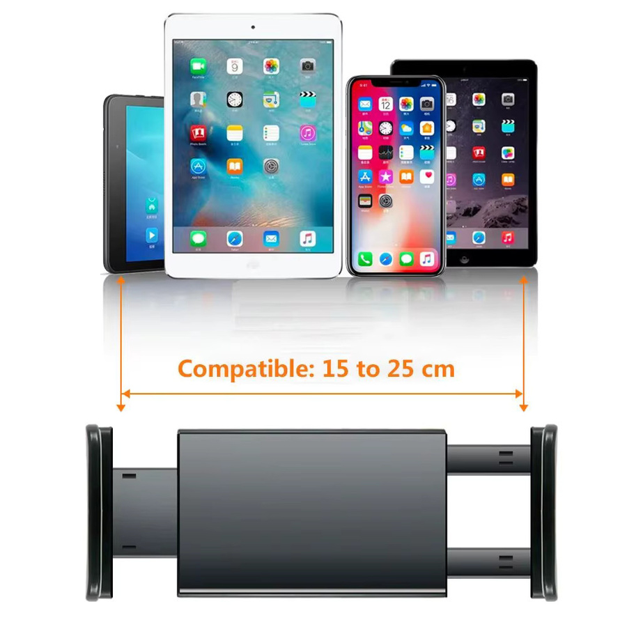 Einstellbares Tablet Bodenstativ in Schwarz für 4-13 Zoll iPad Pro Air Huawei Xiaomi Tab und Smartphones - Bild 4