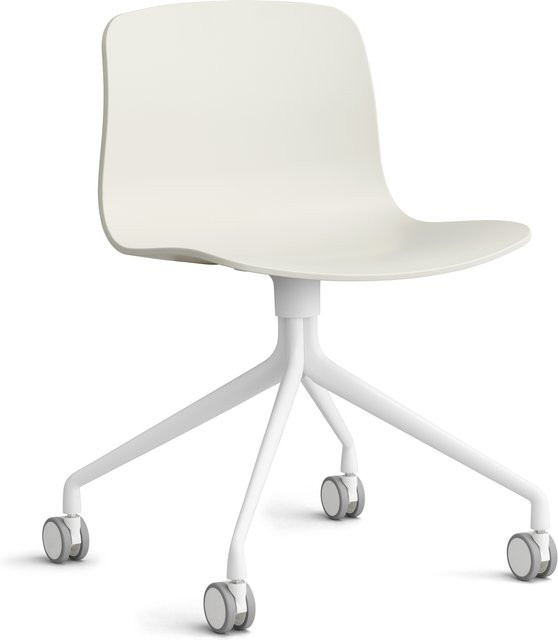HAY About A Chair AAC 14 Drehstuhl in Beige mit Aluminiumgestell - Bild 1