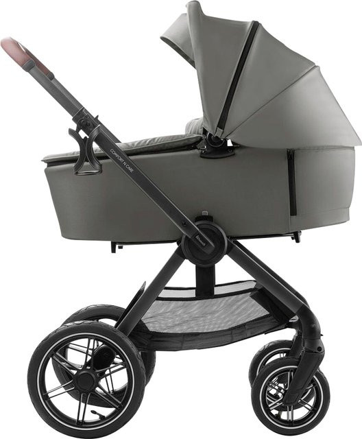 Hauck Kombikinderwagen Comfort N Care Air in Grau mit Sportsitz, Babywanne und Zubehör - Bild 1