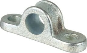 BS Rollen Achsböcke D75.012 in Silber - Bild 1