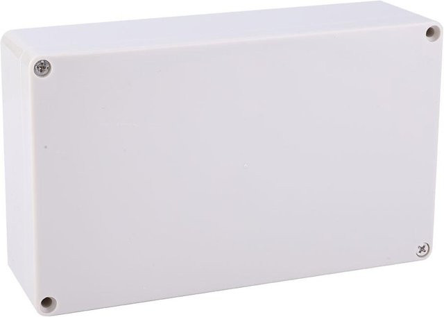 TOMTOP JMS Wasserdichter Anschlusskasten für den Außenbereich in Weiß, IP65, B/T/H: 20 x 12 x 5,5 cm - Bild 1