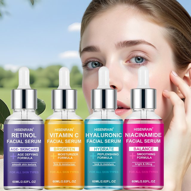 HISENRAIN Feuchtigkeitsspendende Essenz Serum, 4-teiliges Set, Unisex - Bild 1