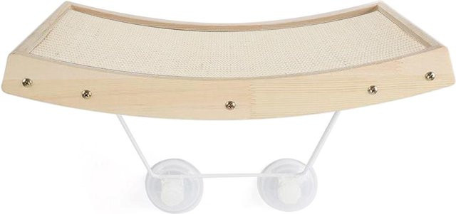 TOMTOP JMS Katzen-Hängematte aus Massivholz mit Sisal und Stoff in Weiß - Bild 1