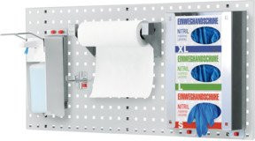 Kappes RasterPlan Lochplatte Modell 3 in Grau, H: 100 cm, B: 45 cm - Bild 1