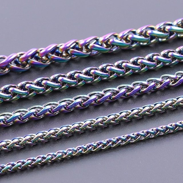GLOWCAT Kielkette Edelstahl, Unisex, 3/4/5/6/7 mm, 40/45/50/60/70/80/90 cm - Bild 1