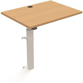 STIER Steh-Tisch 501-9 elektrisch höhenverstellbar in Buche, B/T: 80 x 60 cm - Bild 1