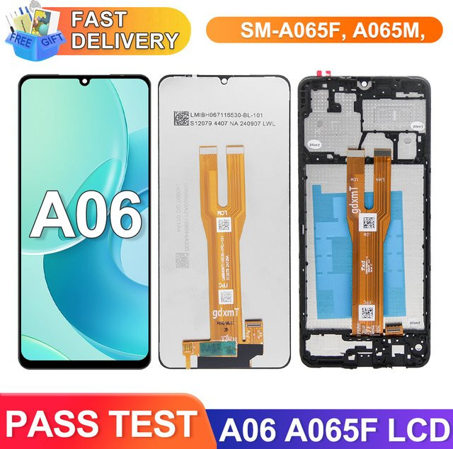 Samsung A06 Premium LCD Display mit Touch Screen Digitizer Panel in Schwarz - Bild 1