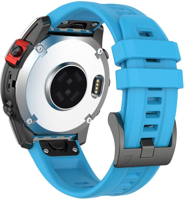 SH-YU1 Uhrenarmband Silikon, Schwarz, Unisex - Bild 1