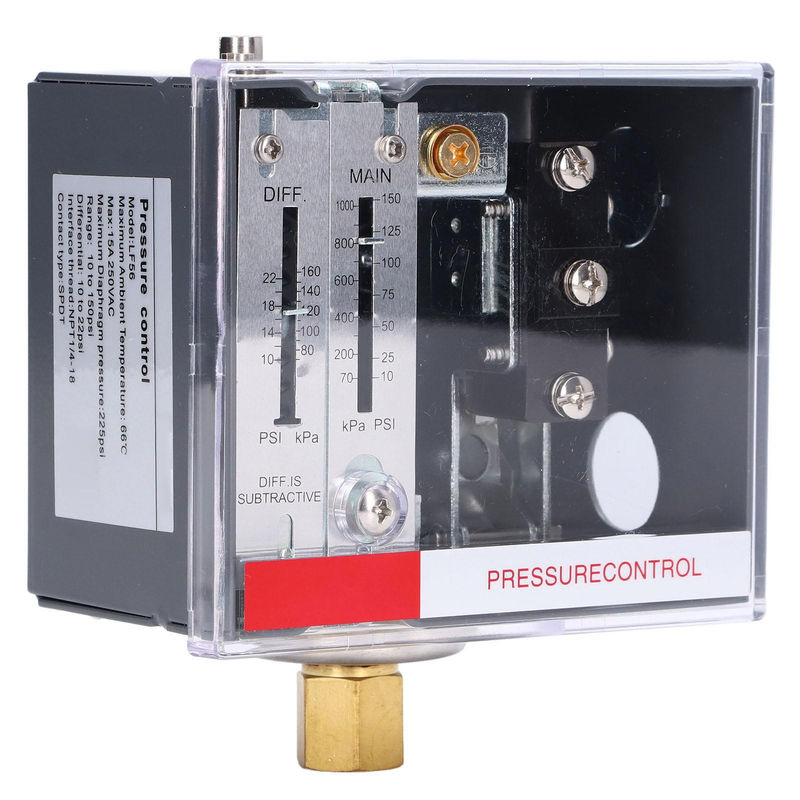 LEFOO Druckregler Steuerschalter für Kessel Wasserturm 225psi NPT1/4-1/8 SPDT in Grau aus Edelstahl - Bild 5