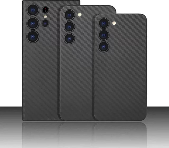 Samsung Galaxy S23 S24 S25 Plus Ultra Edge Schutzhülle in Schwarz mit 0,38 mm Dicke - Bild 1